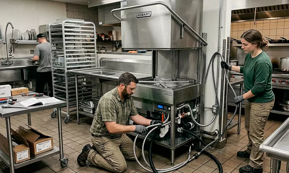 Commercial Dishwasher Installation in Palmer, MA
