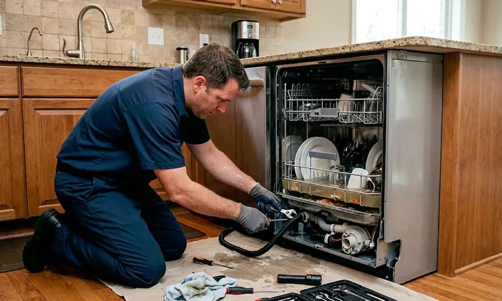 Dishwasher Not Draining Repair in Palmer, MA