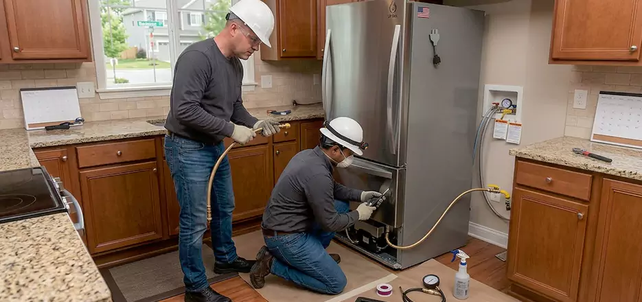 Propane Refrigerator Installation in Palmer